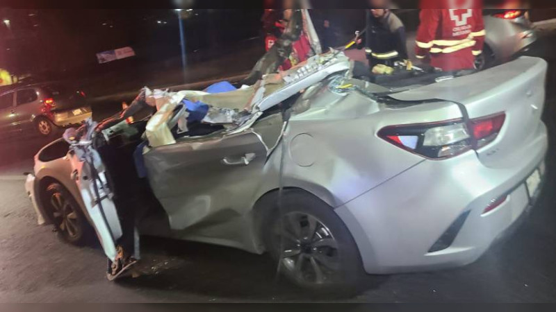 Se registra fatal accidente en la avenida Bernardo Quintana, de Querétaro capital 