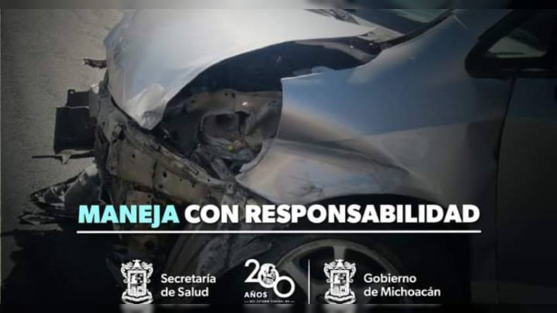 Secretaría de Salud de Michoacán da consejos para prevenir accidentes en carretera durante la Semana Santa 