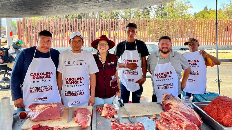 Fortalecimiento y sostenibilidad de actividades productivas en tenencias, compromiso de Carolina Rangel con Morelia 