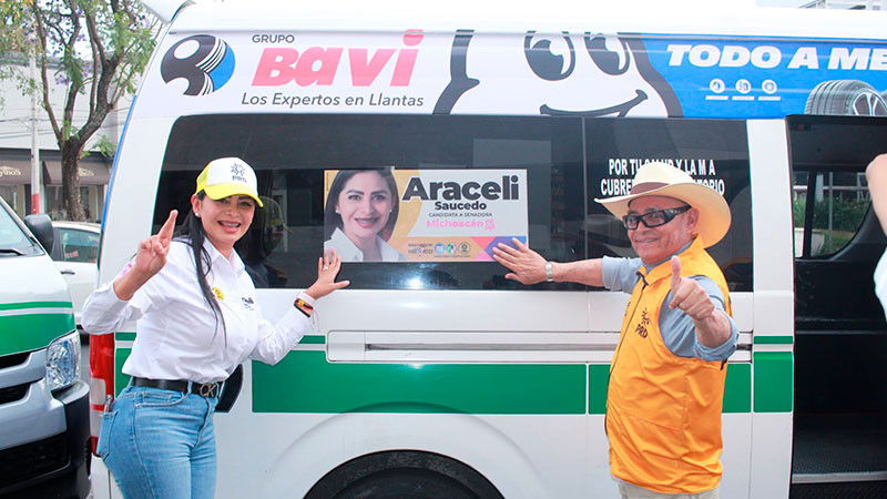 Con Araceli Saucedo celebra población el inminente triunfo de la paz en México