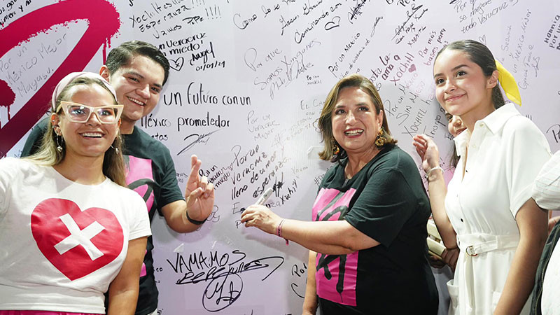 Xóchitl Gálvez: que este sea un país donde las chicas vayan de fiesta sin miedo 