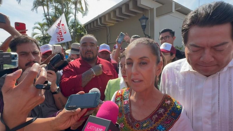 Claudia Sheinbaum pide seguridad para candidatos tras asesinato de Gisela Gaytán 