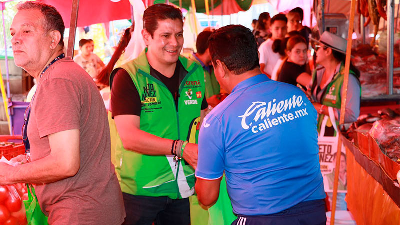Tianguis morelianos, detonantes de economía y calidad de productos, reconoce “Neto” Núñez