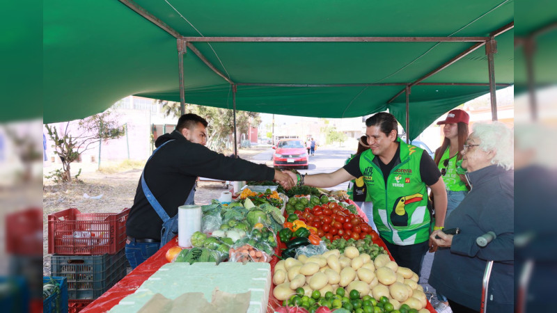 Tianguis morelianos, detonantes de economía y calidad de productos, reconoce “Neto” Núñez