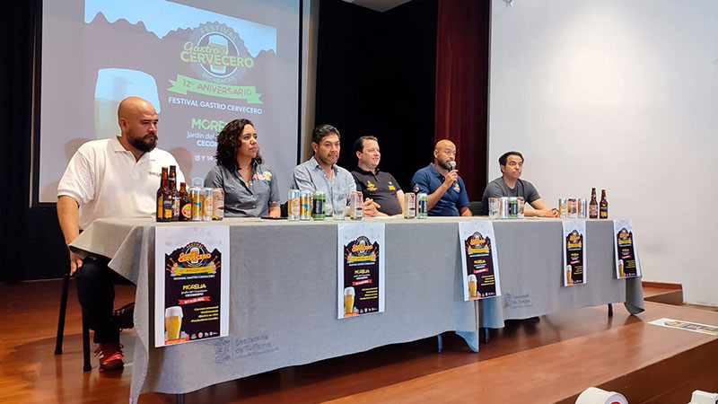 Realizarán 12° festival Gastro Cervecero en Morelia 
