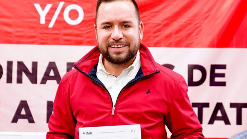 Con registro, Reyes Galindo oficializa su candidatura para reelección a diputado en Michoacán  