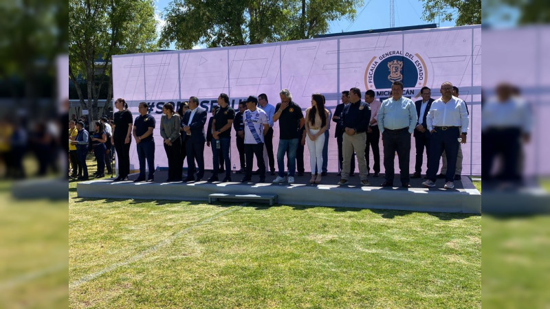 Arranca la Fiscalía General del Estado de Michoacán cuarto torneo anual de fútbol 