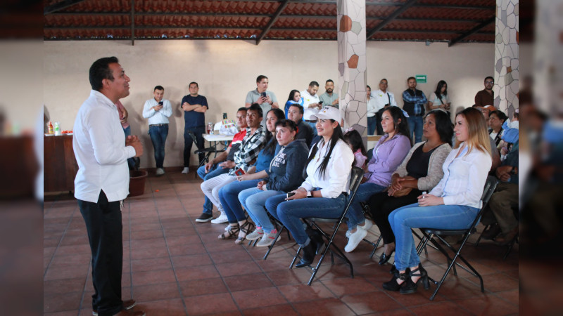 En Acuitzio PES da respaldo a Araceli Saucedo 