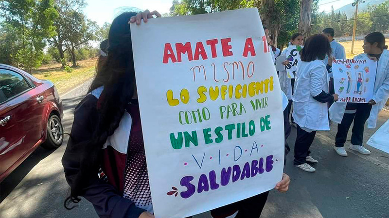 Cecytem promueve estilos de vida saludables entre estudiantes