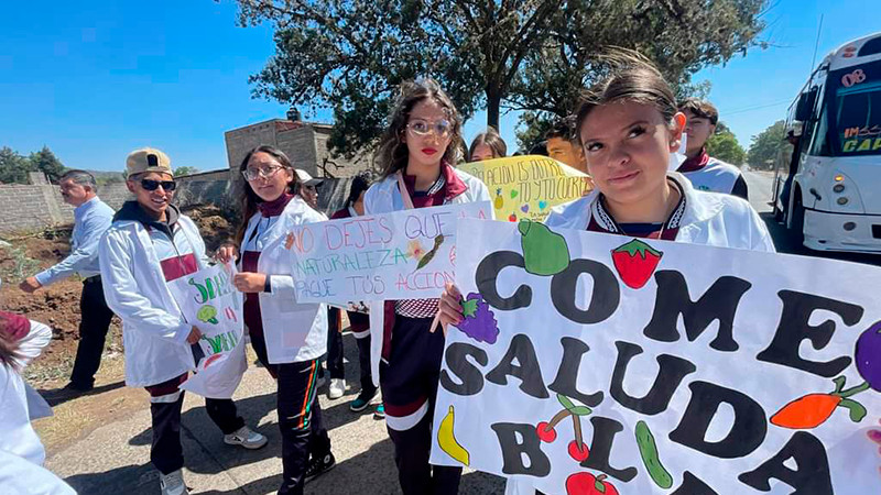 Cecytem promueve estilos de vida saludables entre estudiantes