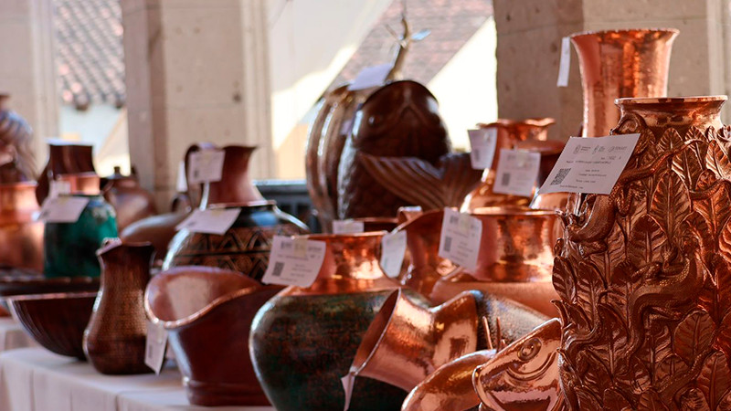 Últimos días para comprar piezas del Concurso Estatal de Artesanías en Uruapan