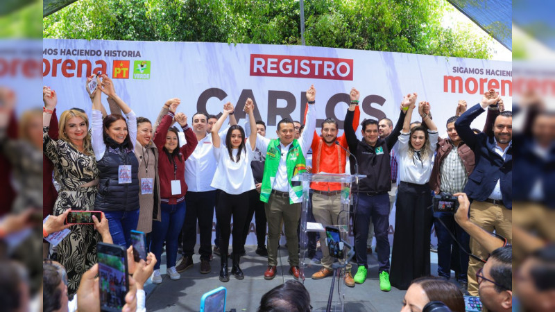 Comenzamos a caminar la ruta de la esperanza; ¡vamos a transformar Morelia!: Torres Piña 
