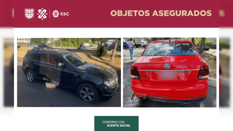 Reportan persecución y balacera en la carretera México-Toluca; detienen a seis