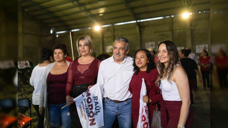 Con visión humanista, trabajará Raúl Morón por Michoacán desde el Senado