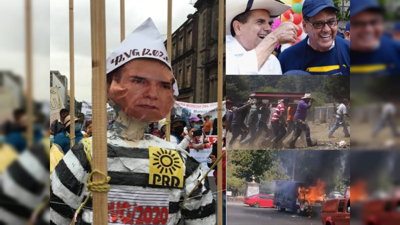 Impune Silvano Aureoles a 7 años de matanza en Arantepecua, Michoacán: Con protestas y vandalismo indígenas exigen justicia  