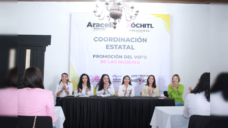 Una batalla decidida por el rescate de México y Michoacán, daremos las perredistas y la coalición: Araceli Saucedo