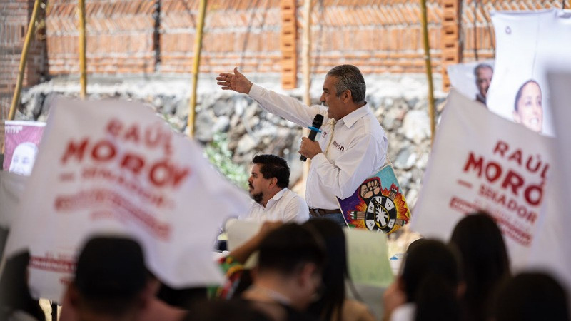 Avanza Raúl Morón en construcción de victoria de la 4T en Michoacán