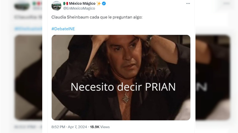 Termina el primer debate presidencial y los memes no se hicieron esperar