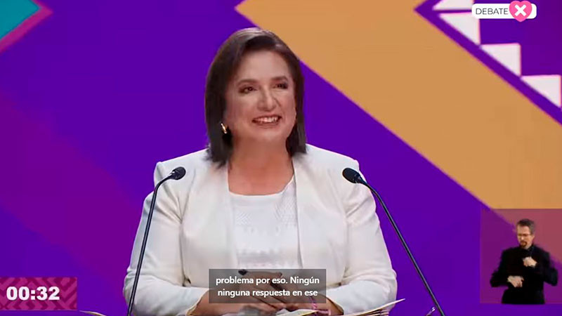 Xóchitl Gálvez define a Claudia Sheinbaum como una “mujer sin corazón” 