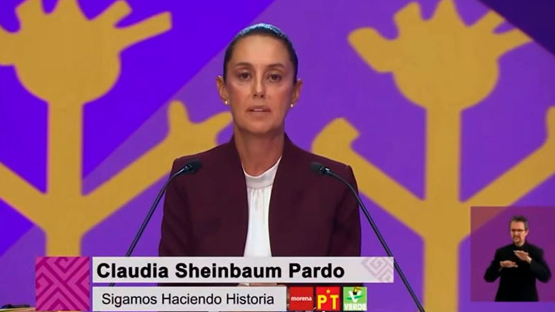 Claudia Sheinbaum responde que Xóchitl Gálvez mostro un comportamiento “deleznable y vergonzoso” 