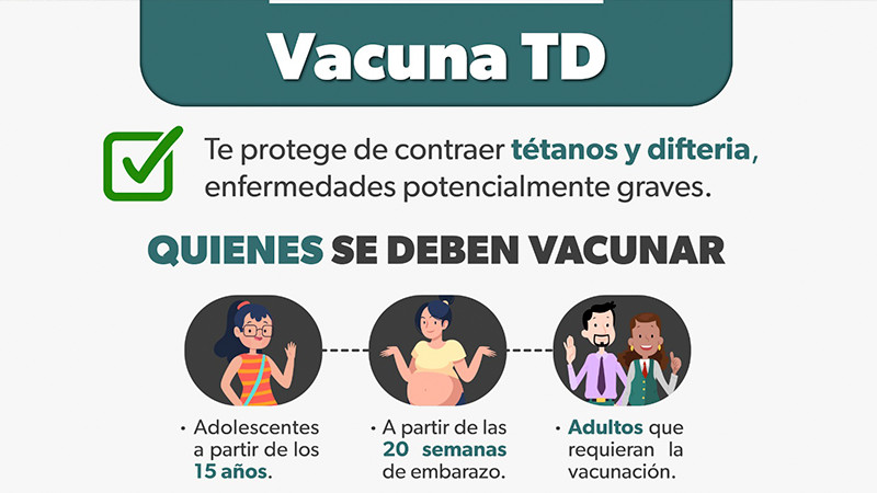 Mujeres embarazadas deben vacunarse contra el tétanos: SSM 