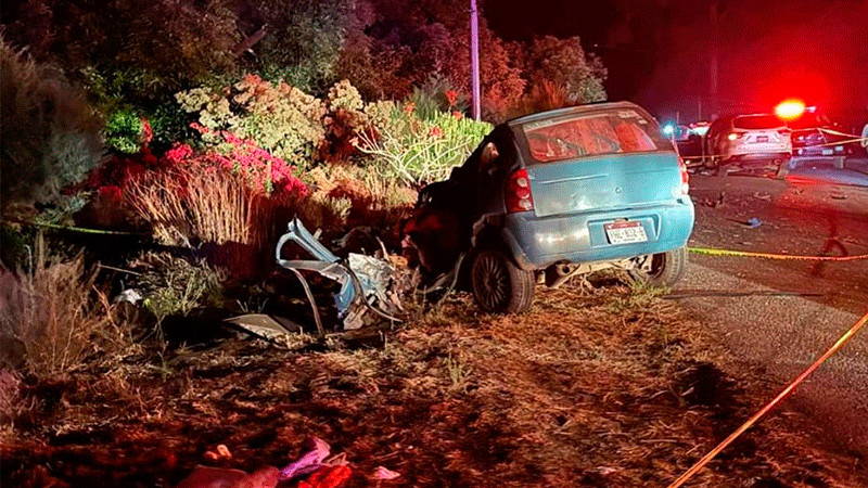 Aumenta a cuatro el número de muertos por accidente en Peribán, Michoacán  