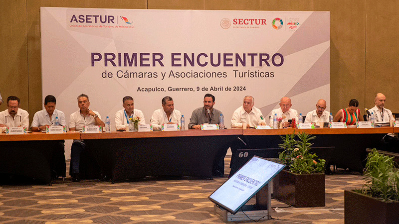 Michoacán destaca en el Primer Encuentro de Cámaras y Asociaciones Turísticas de México 