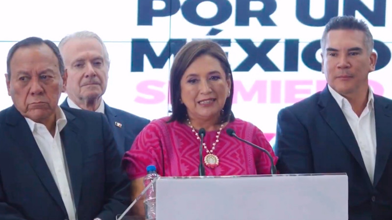 Pide Xóchitl Gálvez al INE que cancele "mañaneras" de AMLO 