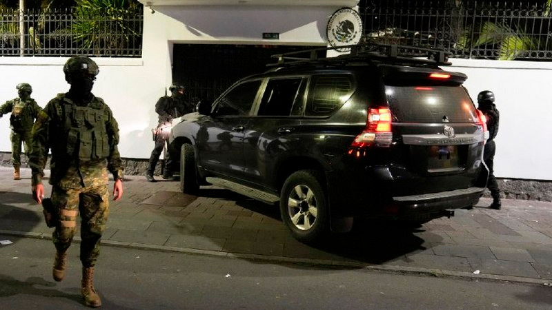 Japón condena irrupción a Embajada de México en Ecuador 