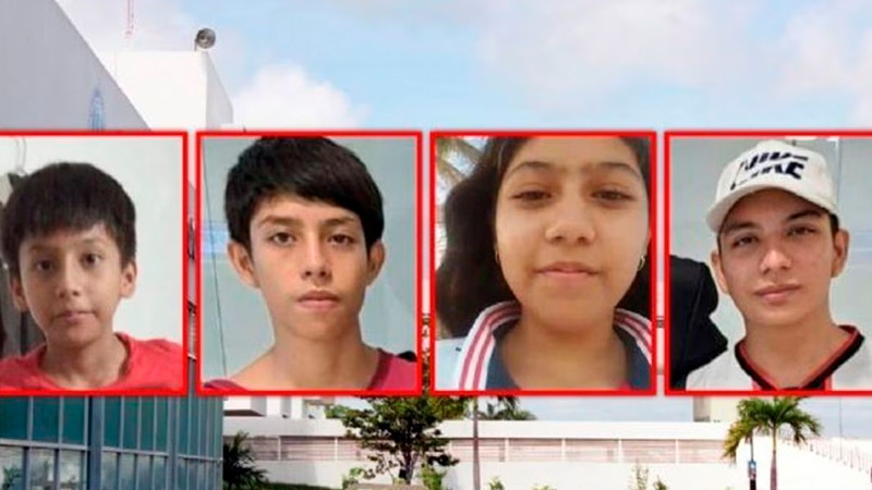 Activan Alerta Amber por 4 cuatro hermanos desaparecidos hace un mes, en Yucatán 