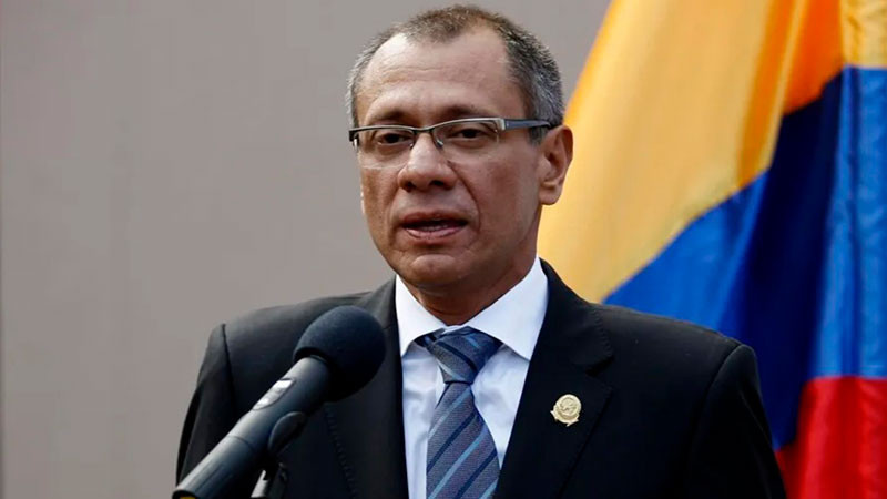 Jorge Glas estaría en huelga de hambre en prisión, reporta su abogada 