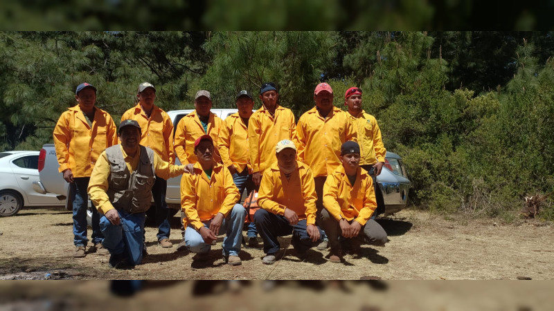 Refuerzan brigadas para combatir incendios forestales en Michoacán