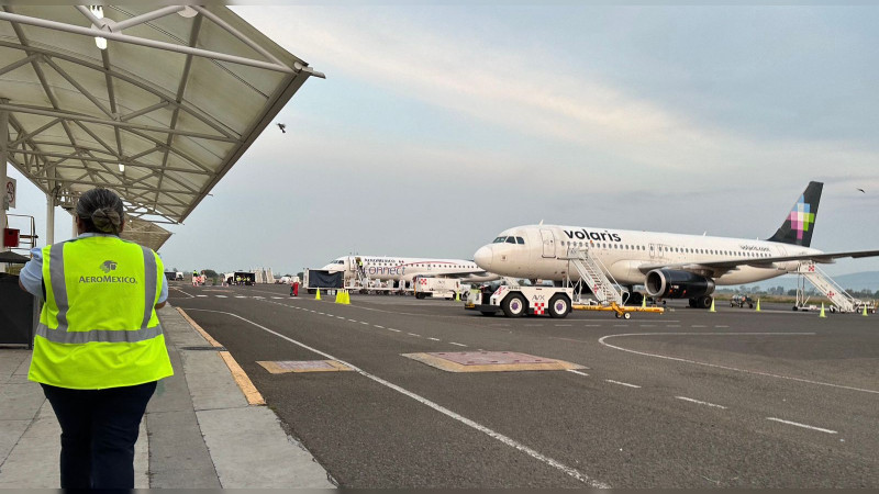 Regresa vuelo de Aeroméxico del AICM a Morelia: Sectur Michoacán