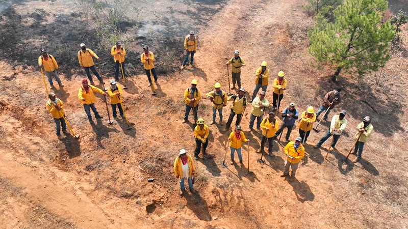 Con uso de la tecnología Michoacán previene y combate incendios forestales
