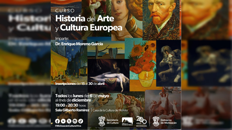 La historia del arte y la cultura europea están a tu alcance a través de este curso   