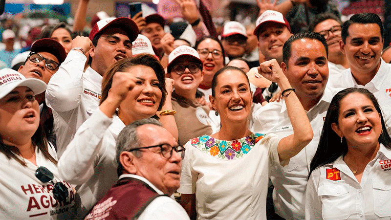 Claudia Sheinbaum convoca a seguir con la Cuarta Transformación en Sonora 