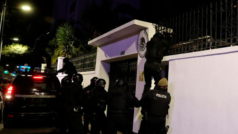 Canadá condena la entrada de Ecuador en Embajada de México en Quito 