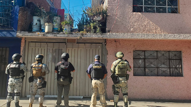 Detienen en Morelia, Michoacán a presunto distribuidor de sustancias; aseguran cargamento y una propiedad 