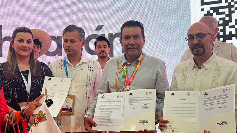 Michoacán suma esfuerzos con la Concanaco Servytur México para promocionar al estado