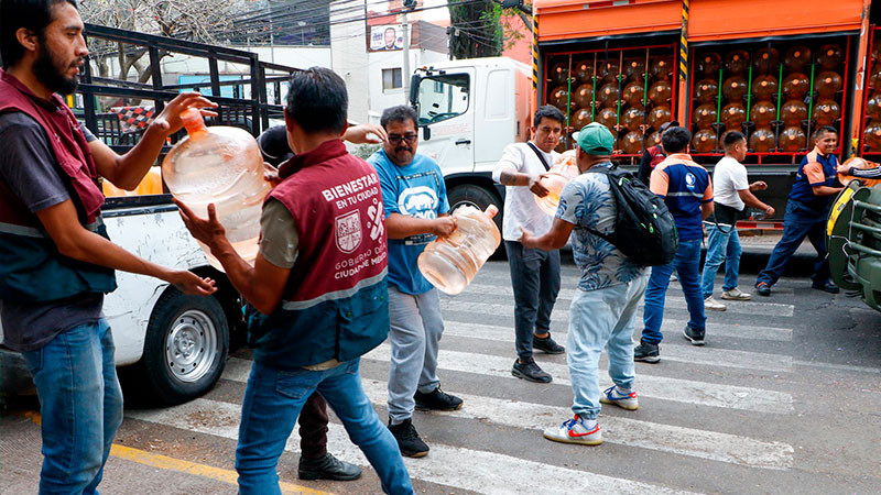 CDMX: Activan plan DN-III-E en Benito Juárez por agua contaminada 