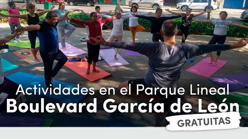 Gobierno de Morelia invita a disfrutar de actividades artísticas en el Boulevard García de León 
