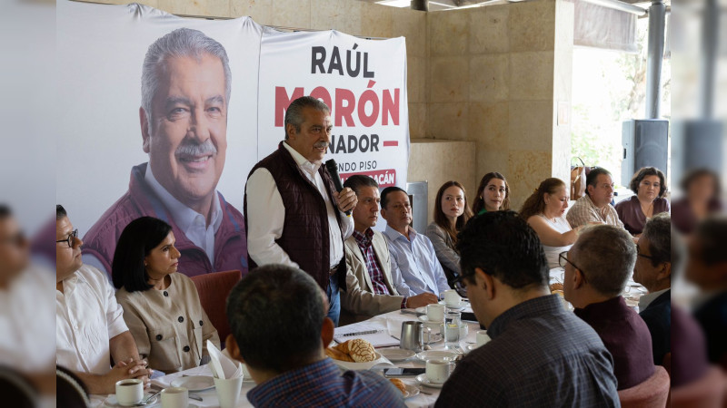 Académicos de Michoacán, califican a Raúl Morón como el mejor perfil para el Senado