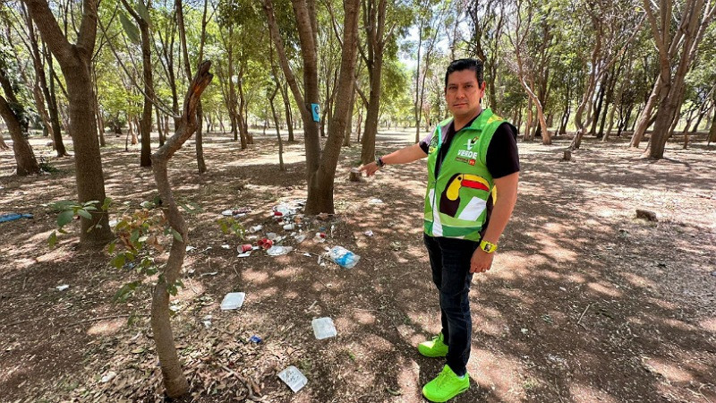 Denuncia Ernesto Núñez abandono del “Arboretum” Morelia 