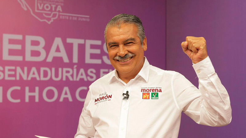 Con propuestas sólidas, gana Raúl Morón debate de candidatos por el Senado de Michoacán 