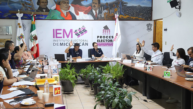 Aprueba el IEM candidaturas a diputaciones y ayuntamientos 