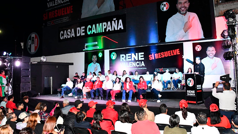 ”Vamos a ganar Morelia y René será el próximo presidente municipal de esta ciudad”: Memo Valencia