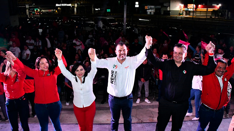 ”Vamos a ganar Morelia y René será el próximo presidente municipal de esta ciudad”: Memo Valencia