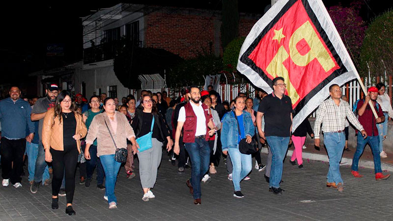 Manuel López Meléndez arranca campaña en Panindícuaro 