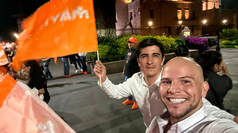 Jaime Mejía va con todo con MC por la diputación local del Distrito 16 de Morelia 