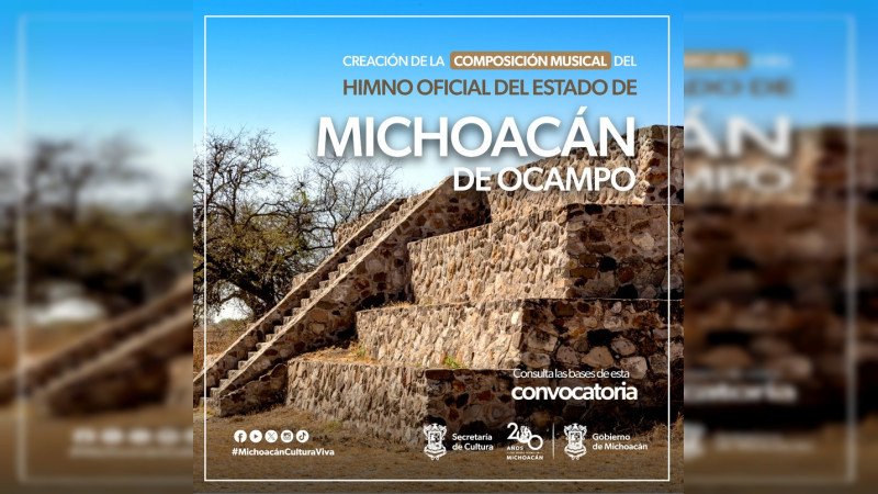 Inmortaliza tus notas musicales con la convocatoria del Himno de Michoacán 